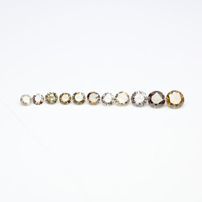Loose Round Brilliant Cut Diamonds |Eternity Bands, Wedding Necklaces, Wedding Bands, Bracelets, and Bangles | Perfect for Custom Gold Rings