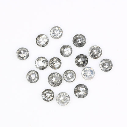 1.18 CT Salt And Pepper Round Rose Cut Diamond For Engagement Bracelet ll Gift For Girlfriend ll Gift For Mother ll Gift For Wife Diamonds