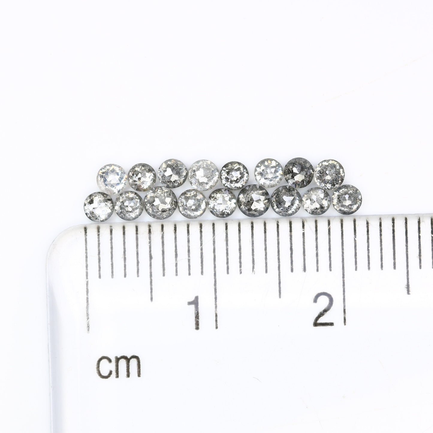 1.18 CT Salt And Pepper Round Rose Cut Diamond For Engagement Bracelet ll Gift For Girlfriend ll Gift For Mother ll Gift For Wife Diamonds