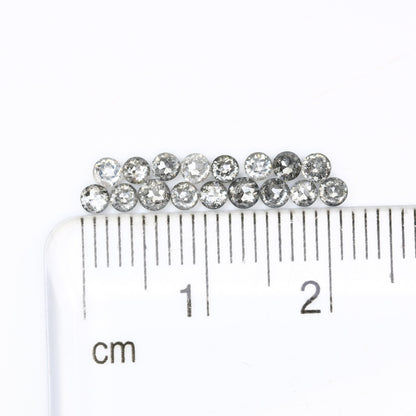 1.18 CT Salt And Pepper Round Rose Cut Diamond For Engagement Bracelet ll Gift For Girlfriend ll Gift For Mother ll Gift For Wife Diamonds