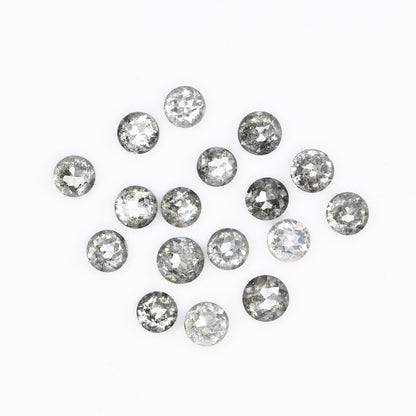 1.18 CT Salt And Pepper Round Rose Cut Diamond For Engagement Bracelet ll Gift For Girlfriend ll Gift For Mother ll Gift For Wife Diamonds