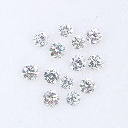 2-2.5 mm Loose Round Brilliant Cut Diamond | Perfect for Eternity Rings, Wedding Gifts, Engagement Gifts, Birthday Gifts, and Anniversaries