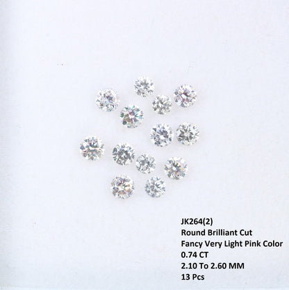 2-2.5 mm Loose Round Brilliant Cut Diamond | Perfect for Eternity Rings, Wedding Gifts, Engagement Gifts, Birthday Gifts, and Anniversaries