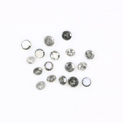 1.18 CT Salt And Pepper Round Rose Cut Diamond For Engagement Bracelet ll Gift For Girlfriend ll Gift For Mother ll Gift For Wife Diamonds