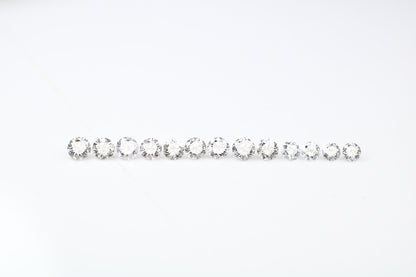 2-2.5 mm Loose Round Brilliant Cut Diamond | Perfect for Eternity Rings, Wedding Gifts, Engagement Gifts, Birthday Gifts, and Anniversaries