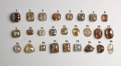 0.28 to 1.25 CT Mixed Shape Fancy Loose Diamonds | Natural Salt and Pepper Diamonds on Sale | Elegant Jewelry Gifts for Women