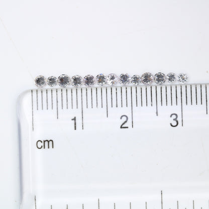 2-2.5 mm Loose Round Brilliant Cut Diamond | Perfect for Eternity Rings, Wedding Gifts, Engagement Gifts, Birthday Gifts, and Anniversaries