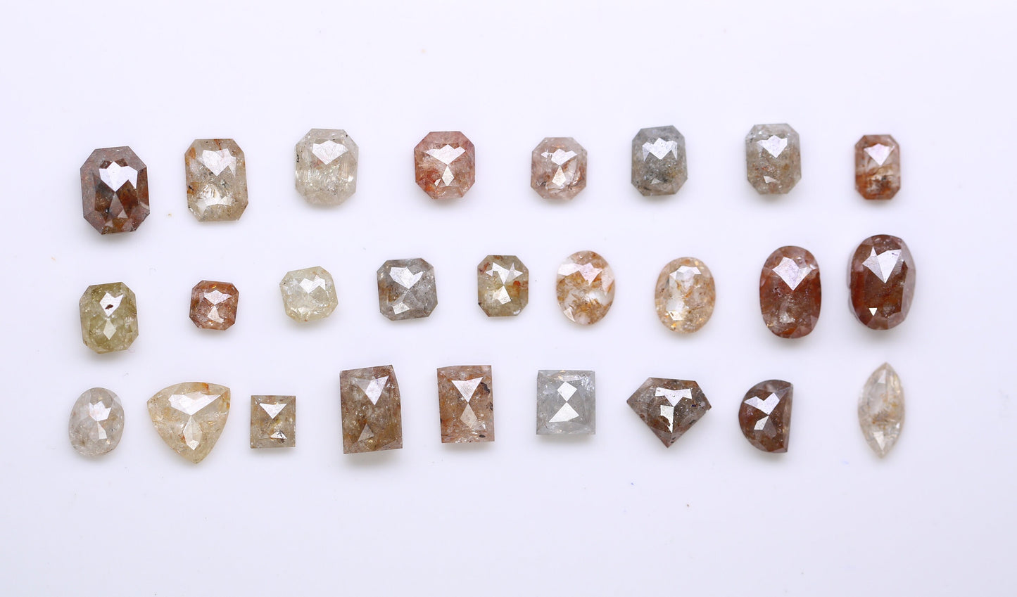 0.28 to 1.25 CT Mixed Shape Fancy Loose Diamonds | Natural Salt and Pepper Diamonds on Sale | Elegant Jewelry Gifts for Women