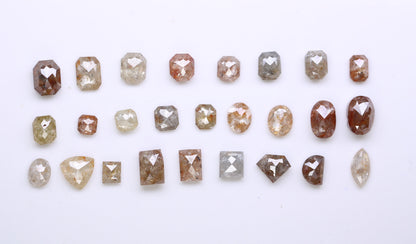 0.28 to 1.25 CT Mixed Shape Fancy Loose Diamonds | Natural Salt and Pepper Diamonds on Sale | Elegant Jewelry Gifts for Women