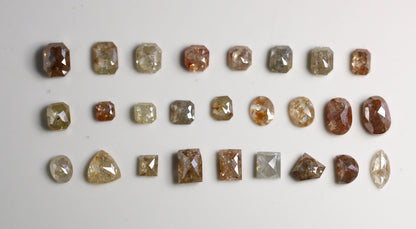 0.28 to 1.25 CT Mixed Shape Fancy Loose Diamonds | Natural Salt and Pepper Diamonds on Sale | Elegant Jewelry Gifts for Women