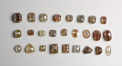 0.28 to 1.25 CT Mixed Shape Fancy Loose Diamonds | Natural Salt and Pepper Diamonds on Sale | Elegant Jewelry Gifts for Women