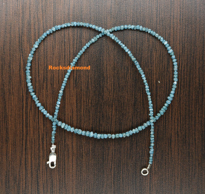 Blue Diamond Beads | Faceted AAA Quality Loose Gems for Retro & Crystal Necklaces | Unique Jewelry Making Supplies  DIY Craft Beads