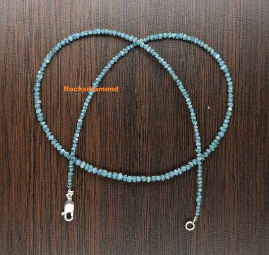 Blue Diamond Beads | Faceted AAA Quality Loose Gems for Retro & Crystal Necklaces | Unique Jewelry Making Supplies  DIY Craft Beads