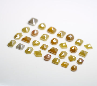 Unique Salt and Pepper Diamonds | Fancy Yellow Loose Diamonds | Custom Colorful Gemstone Jewelry Gifts | Trending Engagement Rings