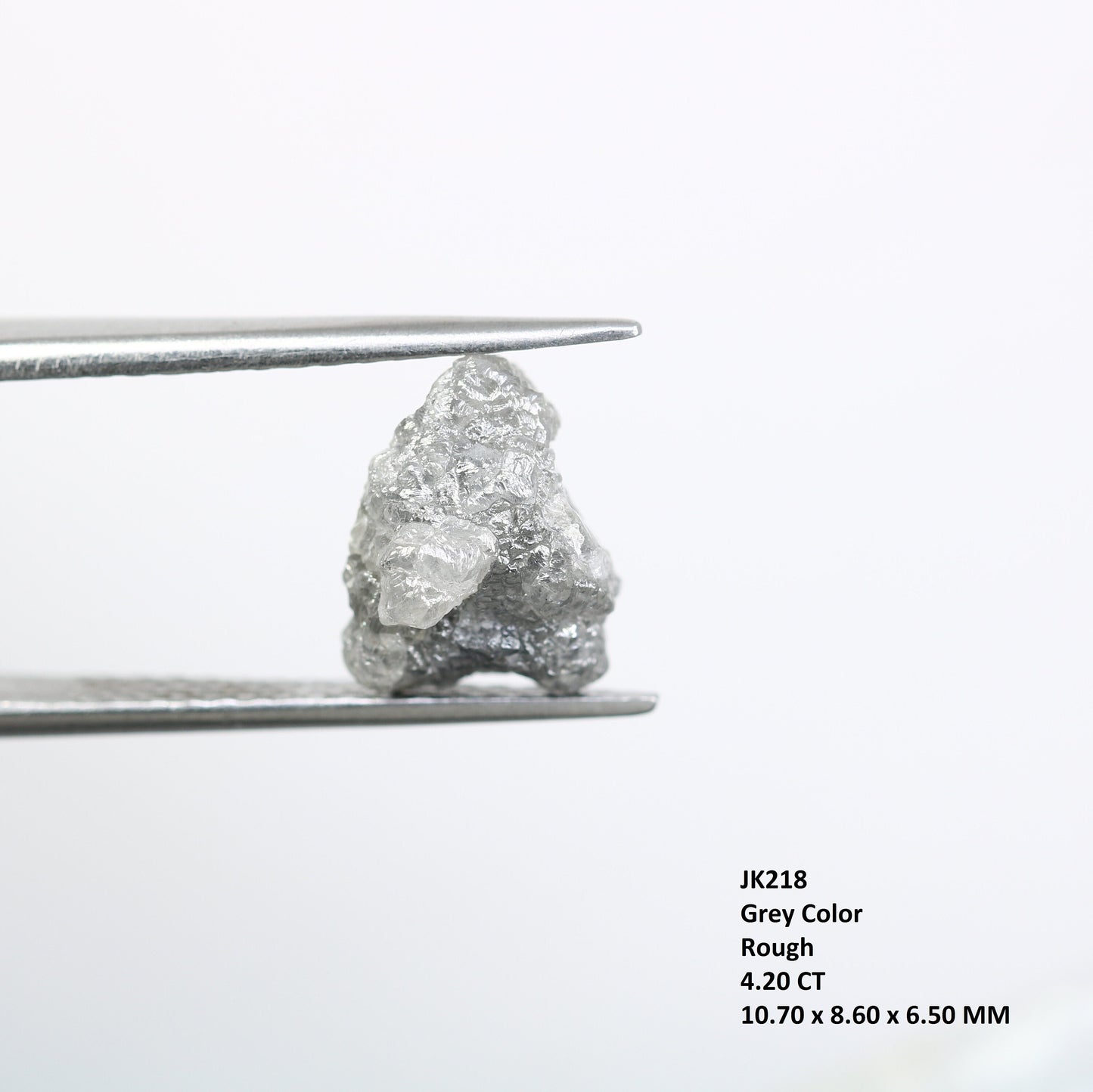 4.20 CT Natural African diamond - Raw Diamond - raw diamond chunks - Salt and Pepper Diamond - For Uncut Diamond Gold Ring - Special Gift