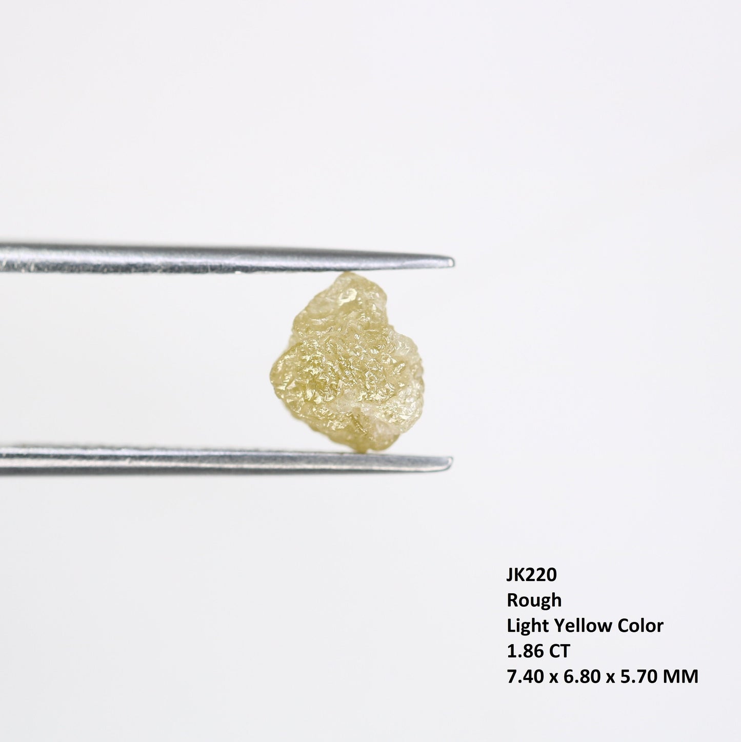 1.86 CT Natural African diamond - Raw Diamond - raw diamond chunks - Salt and Pepper Diamond - For Uncut Diamond Gold Ring - Special Gift
