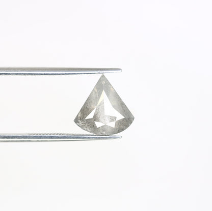2.05 CT Antique Triangle Shape Rustic Salt And Pepper Fancy Diamond | Triangle Engagement Ring | Gift For Wife | Anniversary Gift Diamonds