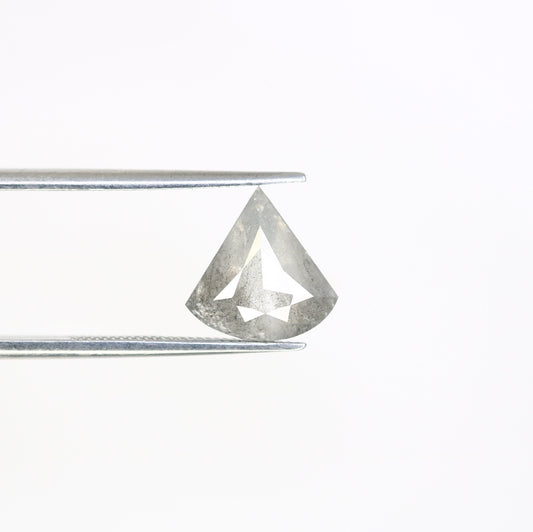 2.05 CT Antique Triangle Shape Rustic Salt And Pepper Fancy Diamond | Triangle Engagement Ring | Gift For Wife | Anniversary Gift Diamonds