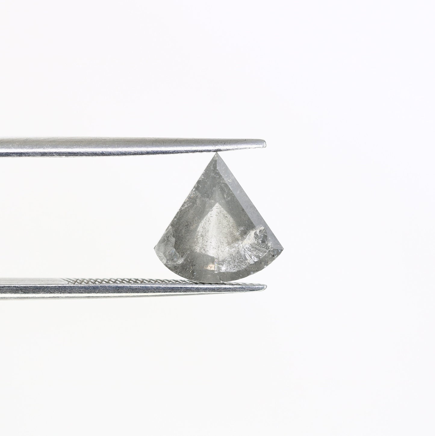 2.05 CT Antique Triangle Shape Rustic Salt And Pepper Fancy Diamond | Triangle Engagement Ring | Gift For Wife | Anniversary Gift Diamonds
