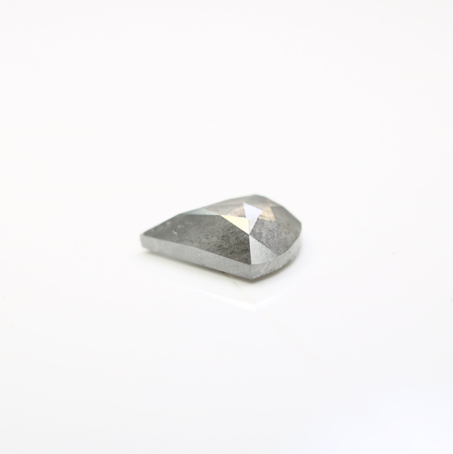 2.05 CT Antique Triangle Shape Rustic Salt And Pepper Fancy Diamond | Triangle Engagement Ring | Gift For Wife | Anniversary Gift Diamonds