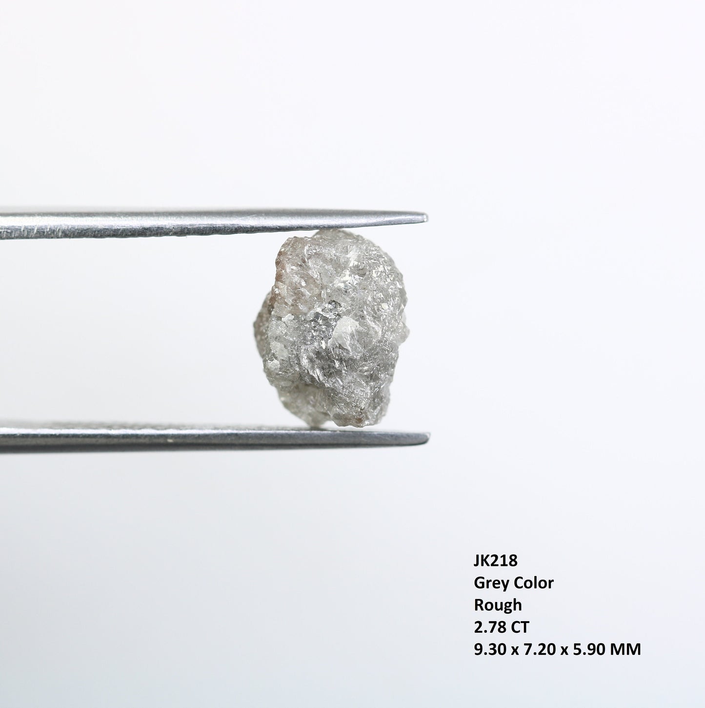 2.78 CT Natural African diamond - Raw Diamond - raw diamond chunks - Salt and Pepper Diamond - For Uncut Diamond Gold Ring - Special Gift