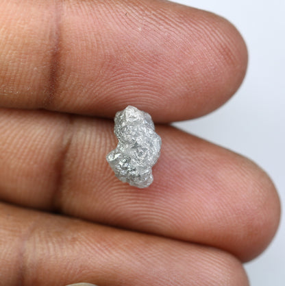 3.30 CT Natural African diamond - Raw Diamond - raw diamond chunks - Salt and Pepper Diamond - For Uncut Diamond Gold Ring - Special Gift