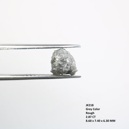 2.87 CT Natural African diamond - Raw Diamond - raw diamond chunks - Salt and Pepper Diamond - For Uncut Diamond Gold Ring - Special Gift
