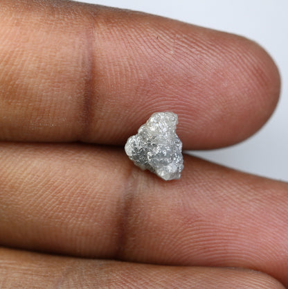 2.72 CT Natural African diamond - Raw Diamond - raw diamond chunks - Salt and Pepper Diamond - For Uncut Diamond Gold Ring - Special Gift