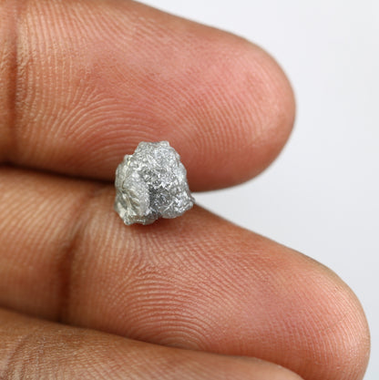 2.87 CT Natural African diamond - Raw Diamond - raw diamond chunks - Salt and Pepper Diamond - For Uncut Diamond Gold Ring - Special Gift