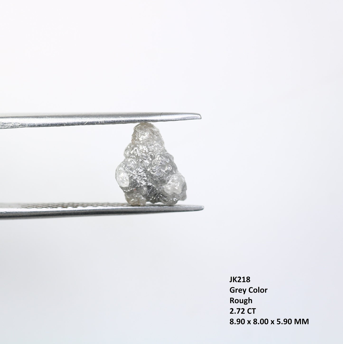 2.72 CT Natural African diamond - Raw Diamond - raw diamond chunks - Salt and Pepper Diamond - For Uncut Diamond Gold Ring - Special Gift