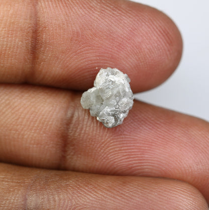 3.67 CT Natural African diamond - Raw Diamond - raw diamond chunks - Salt and Pepper Diamond - For Uncut Diamond Gold Ring - Special Gift