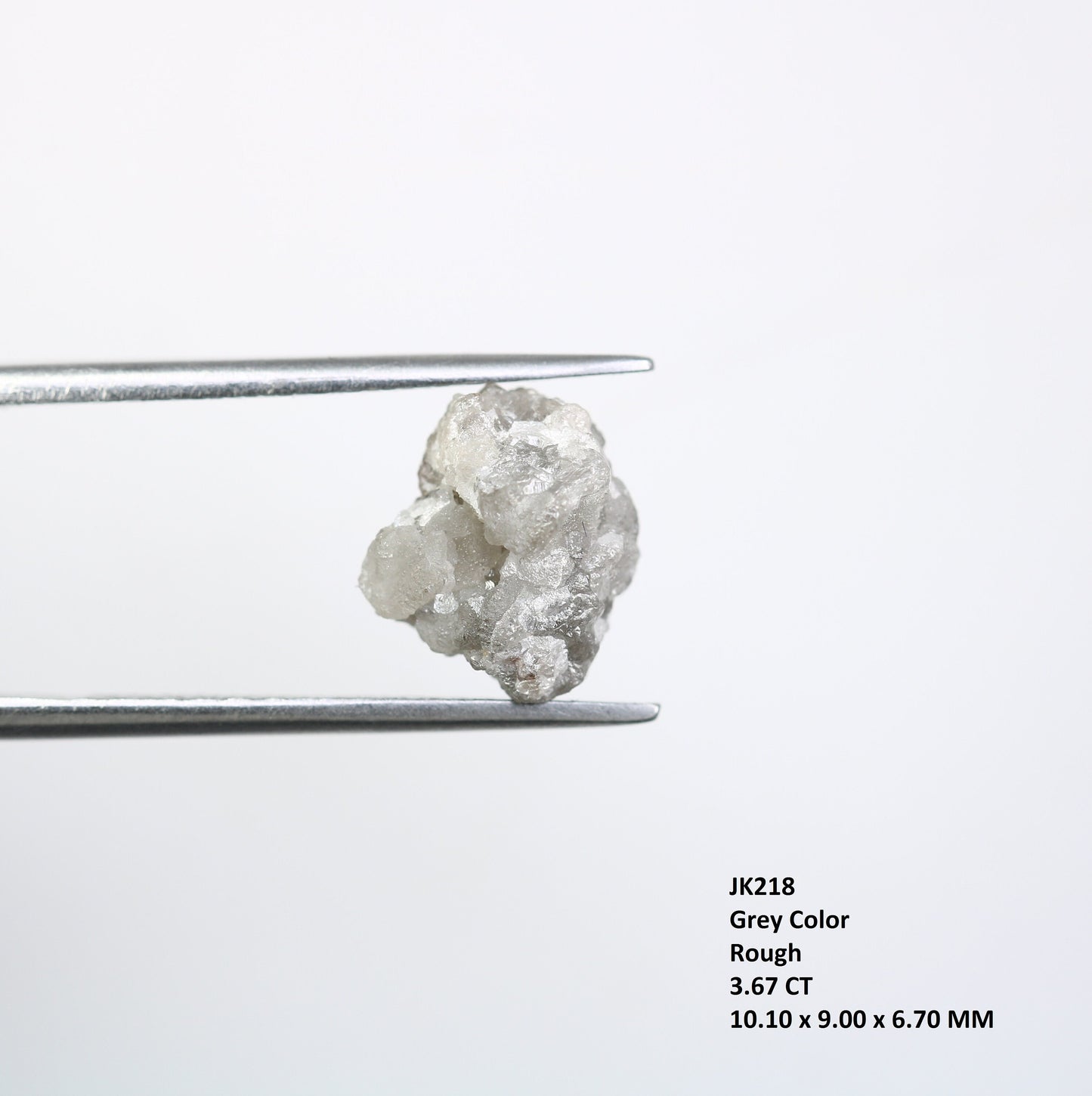 3.67 CT Natural African diamond - Raw Diamond - raw diamond chunks - Salt and Pepper Diamond - For Uncut Diamond Gold Ring - Special Gift