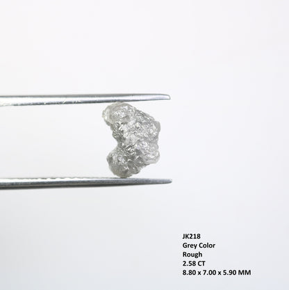 2.58 CT Natural African diamond - Raw Diamond - raw diamond chunks - Salt and Pepper Diamond - For Uncut Diamond Gold Ring - Special Gift