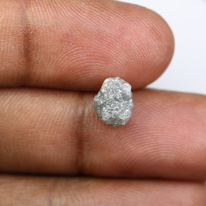 2.85 CT Natural African diamond - Raw Diamond - raw diamond chunks - Salt and Pepper Diamond - For Uncut Diamond Gold Ring - Special Gift