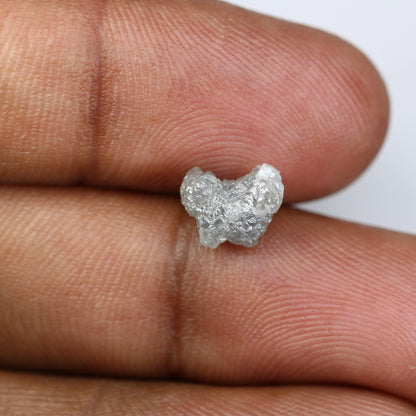 2.58 CT Natural African diamond - Raw Diamond - raw diamond chunks - Salt and Pepper Diamond - For Uncut Diamond Gold Ring - Special Gift