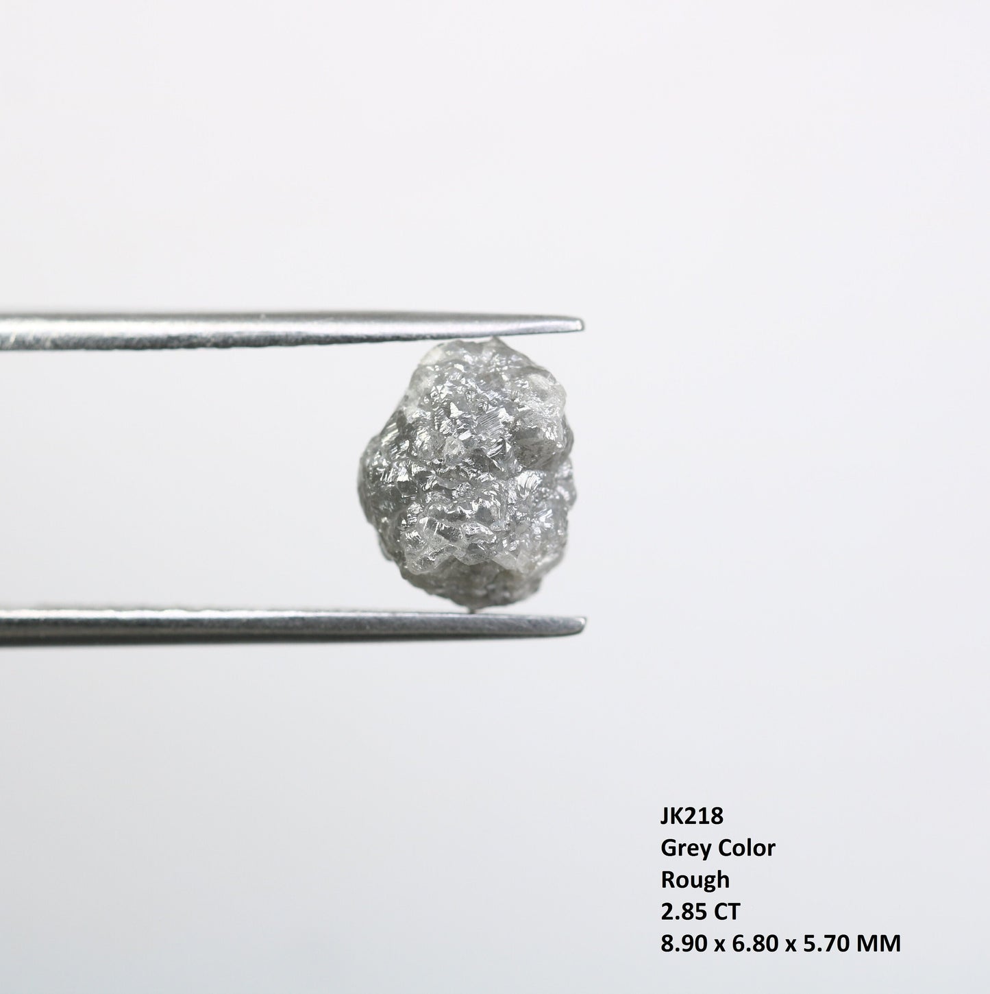 2.85 CT Natural African diamond - Raw Diamond - raw diamond chunks - Salt and Pepper Diamond - For Uncut Diamond Gold Ring - Special Gift