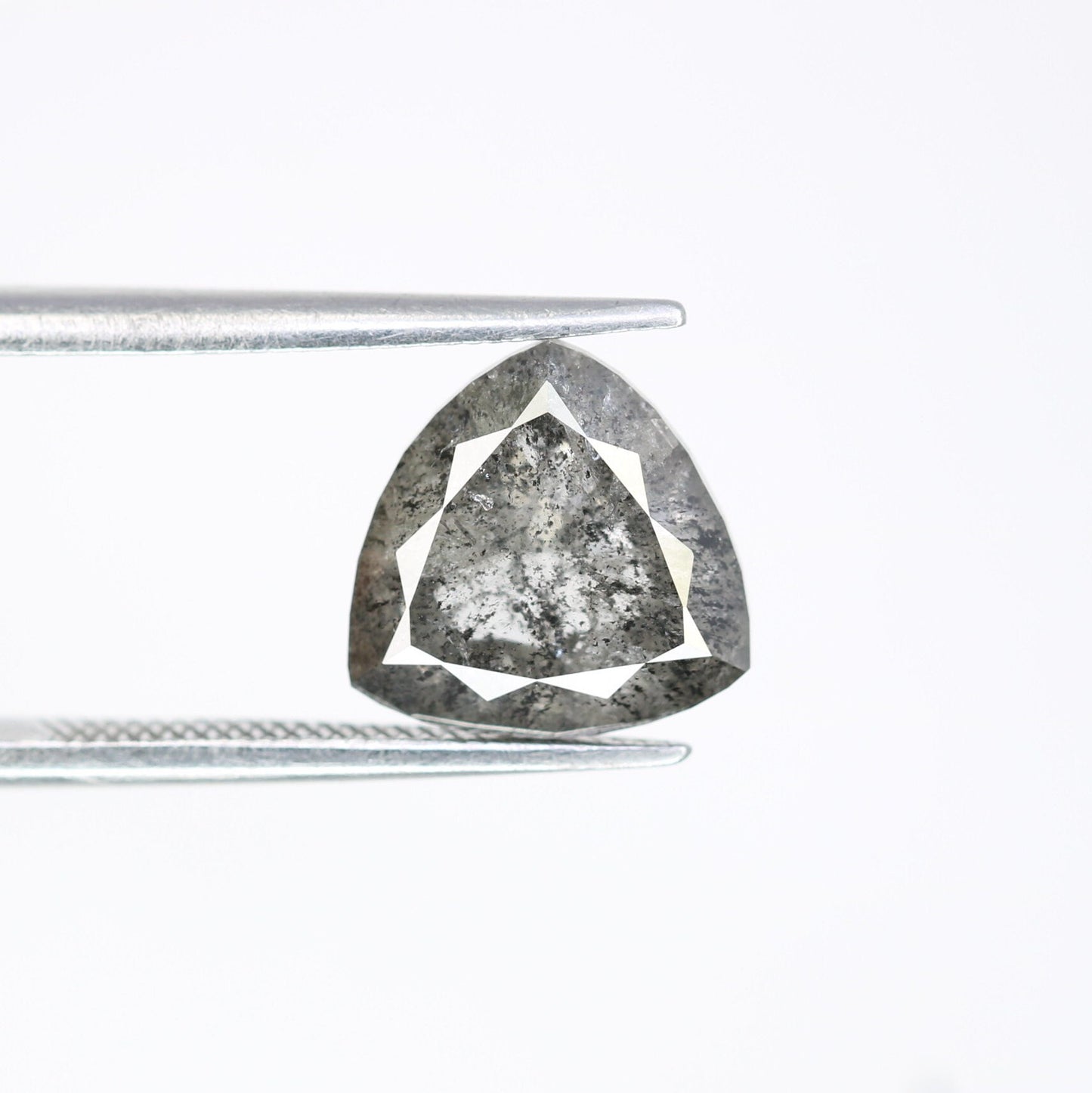 3.58 CT Triangle Shape Loose Salt And Pepper Galaxy Diamond For Wedding Band | Triangle Diamond Pendant | Gift For Her | Wedding Gift