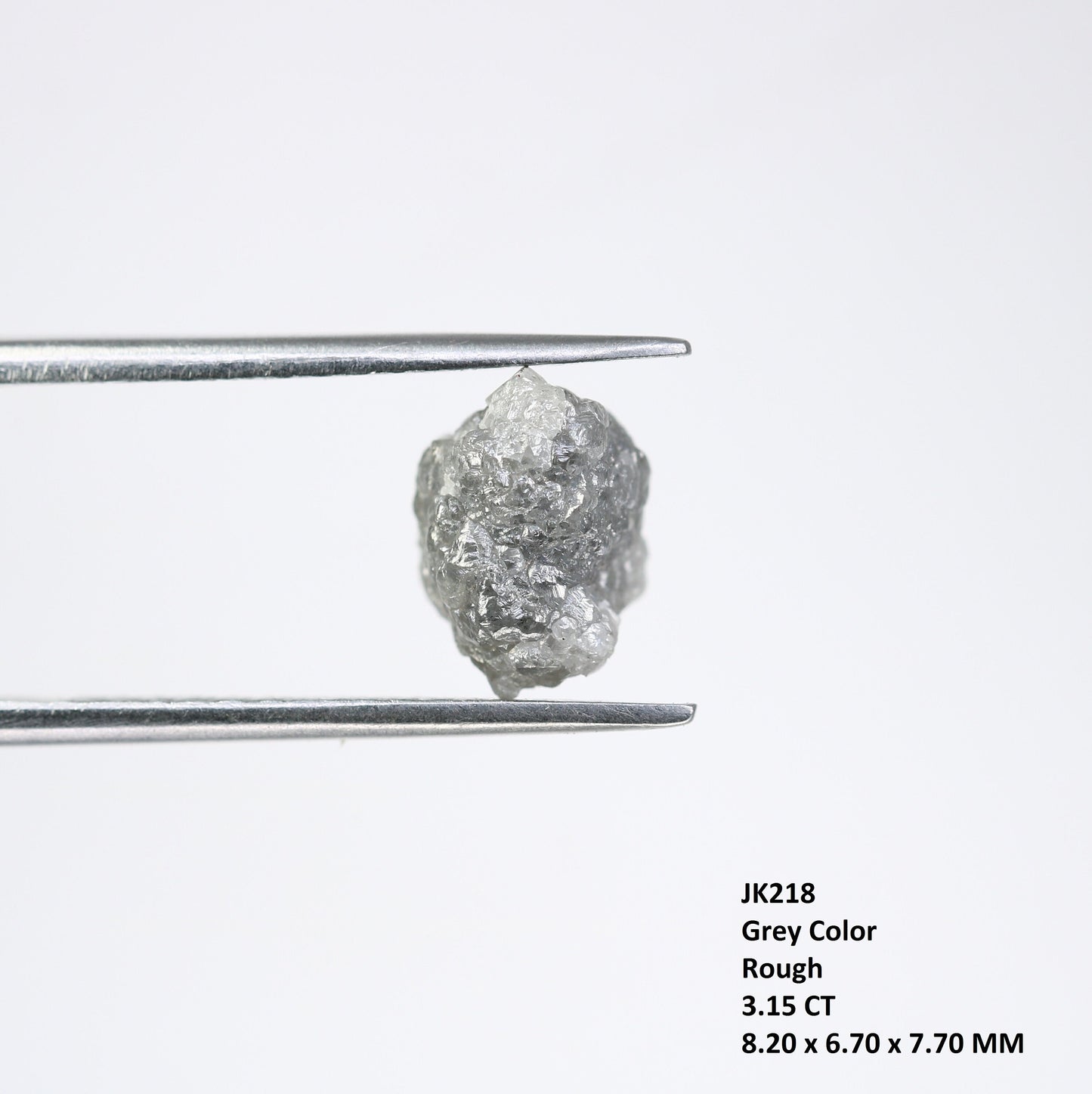 3.15 CT Natural African diamond - Raw Diamond - raw diamond chunks - Salt and Pepper Diamond - For Uncut Diamond Gold Ring - Special Gift