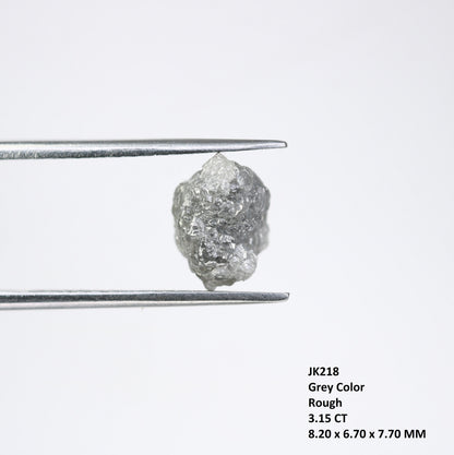 3.15 CT Natural African diamond - Raw Diamond - raw diamond chunks - Salt and Pepper Diamond - For Uncut Diamond Gold Ring - Special Gift