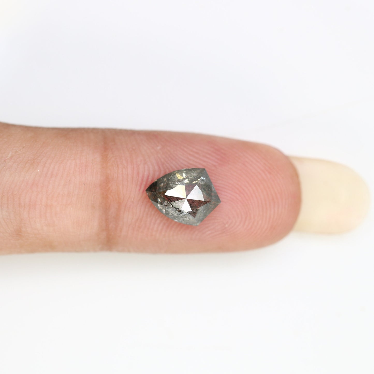 1.50 CT 8.50 MM Geometric Shape Salt And Pepper Diamond For Beautiful Jewelry | Unique Diamond | Antique Jewelry | Birthday Gift Diamonds