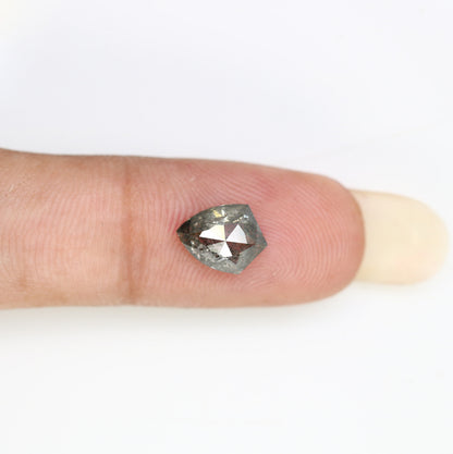 1.50 CT 8.50 MM Geometric Shape Salt And Pepper Diamond For Beautiful Jewelry | Unique Diamond | Antique Jewelry | Birthday Gift Diamonds