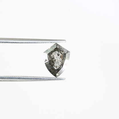1.50 CT 8.50 MM Geometric Shape Salt And Pepper Diamond For Beautiful Jewelry | Unique Diamond | Antique Jewelry | Birthday Gift Diamonds