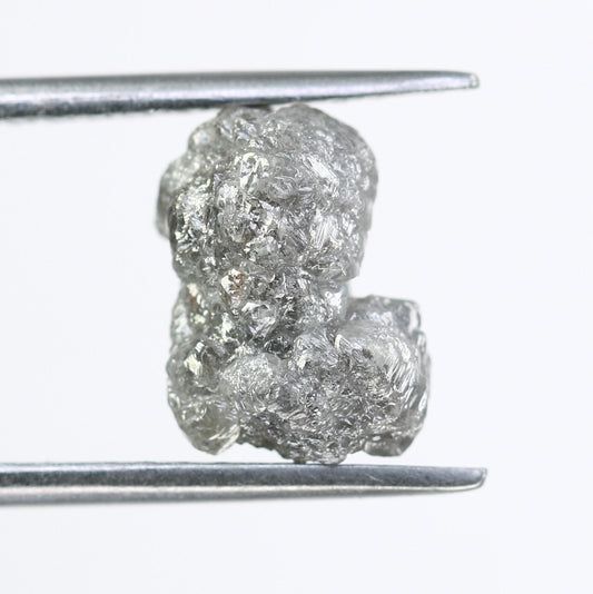 3.70 CT Natural African diamond - Raw Diamond - raw diamond chunks - Salt and Pepper Diamond - For Uncut Diamond Gold Ring - Special Gift