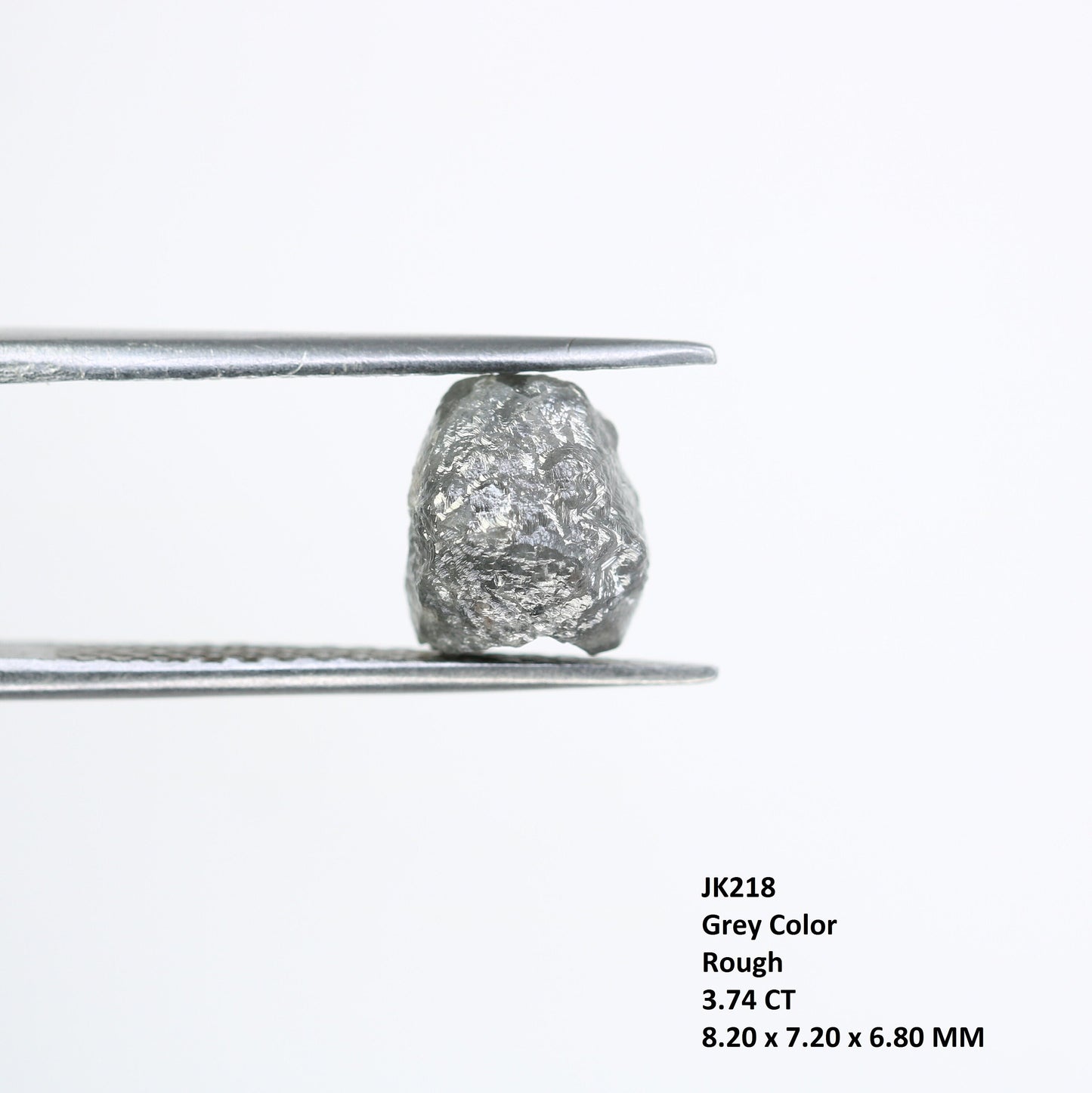 3.74 CT Natural African diamond - Raw Diamond - raw diamond chunks - Salt and Pepper Diamond - For Uncut Diamond Gold Ring - Special Gift