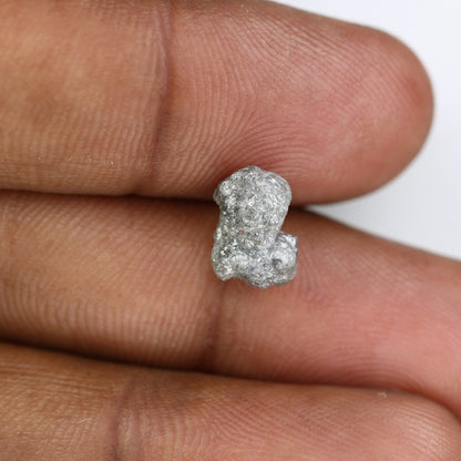 3.70 CT Natural African diamond - Raw Diamond - raw diamond chunks - Salt and Pepper Diamond - For Uncut Diamond Gold Ring - Special Gift