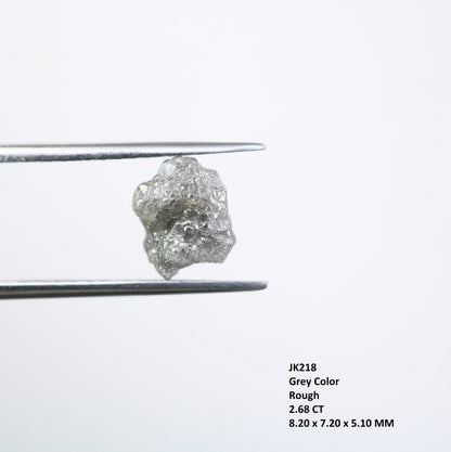 2.68 CT Natural African diamond - Raw Diamond - raw diamond chunks - Salt and Pepper Diamond - For Uncut Diamond Gold Ring - Special Gift