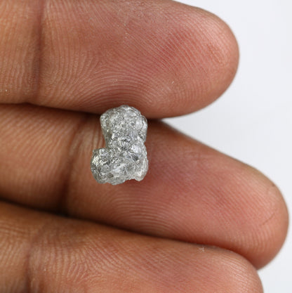 3.70 CT Natural African diamond - Raw Diamond - raw diamond chunks - Salt and Pepper Diamond - For Uncut Diamond Gold Ring - Special Gift