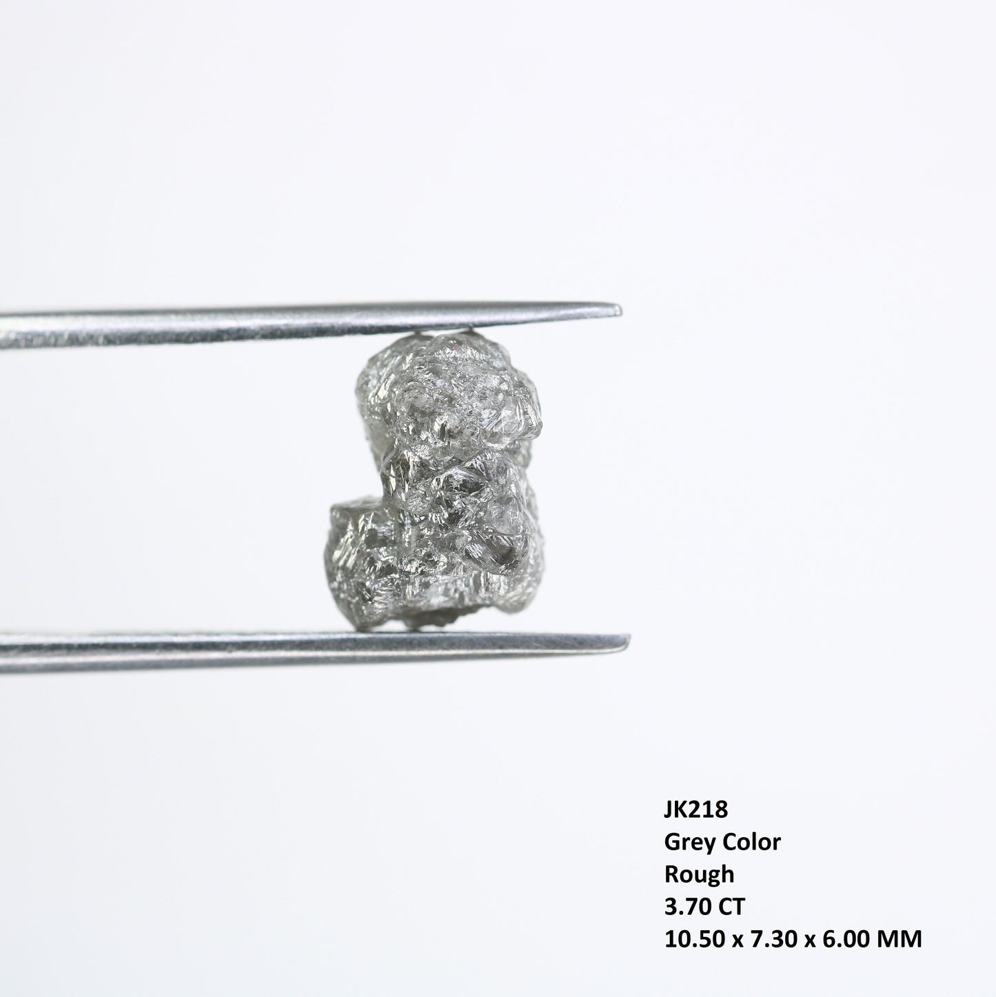 3.70 CT Natural African diamond - Raw Diamond - raw diamond chunks - Salt and Pepper Diamond - For Uncut Diamond Gold Ring - Special Gift