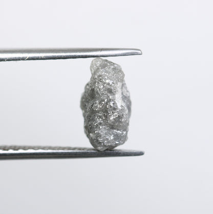3.06 CT Natural African diamond - Raw Diamond - raw diamond chunks - Salt and Pepper Diamond - For Uncut Diamond Gold Ring - Special Gift