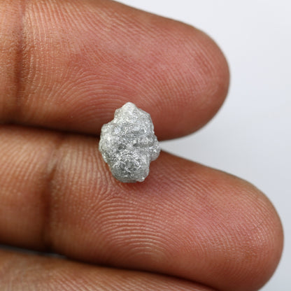 3.06 CT Natural African diamond - Raw Diamond - raw diamond chunks - Salt and Pepper Diamond - For Uncut Diamond Gold Ring - Special Gift
